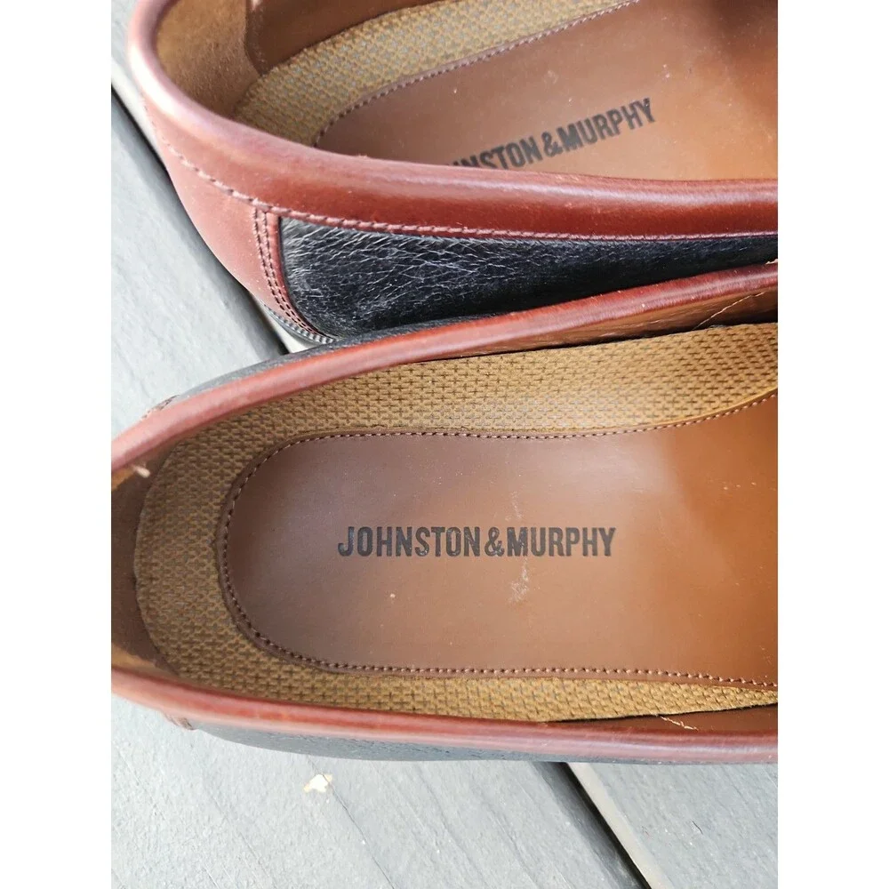 Johnston & Murphy Aragon II Kiltie Tassel Leather Loafers Sz 9.5 NEW